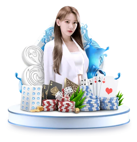 Bàn Poker với người chơi và chip cược tại Oke88 Nổ Hũ